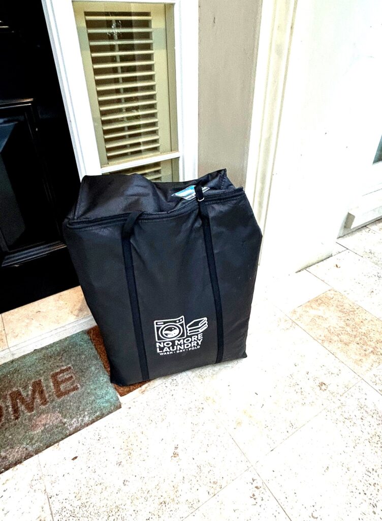No More Laundry clean bag delivered to Melbourne doorstep